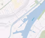 Et kort, der viser et vandområde mærket "Old Haven" omgivet af veje og marker. Forskellige geometriske mønstre angiver forskellige områder og sektioner, der sandsynligvis repræsenterer et by- og landbrugslandskab.